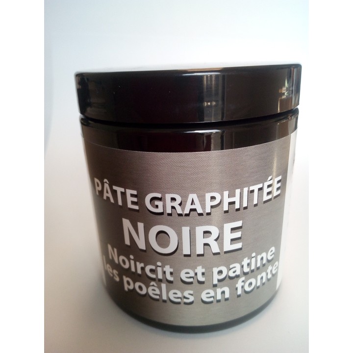 pate rénovateur graphite noire fonte poele