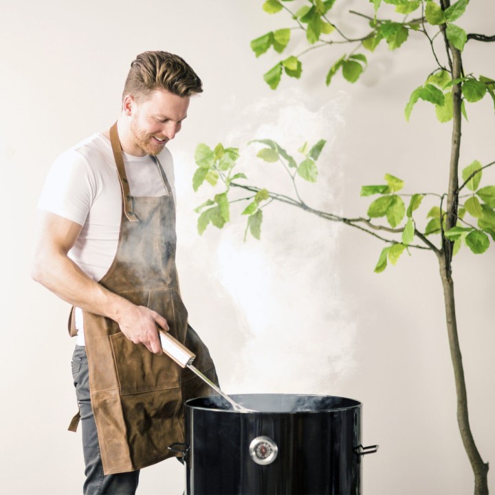 Tablier en cuir pour BBQ - Protégez-vous avec style