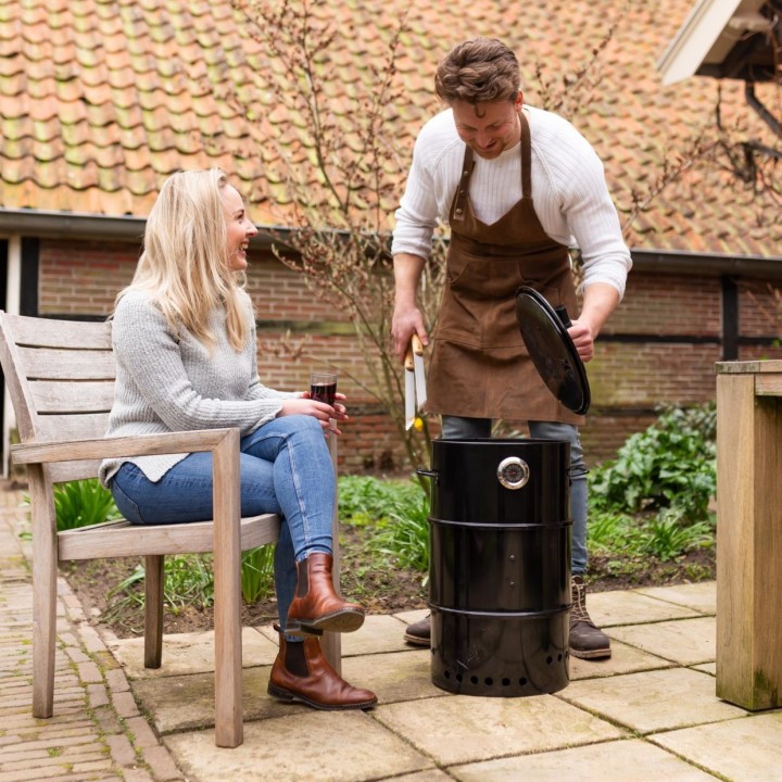 Tablier en cuir pour BBQ - Protégez-vous avec style