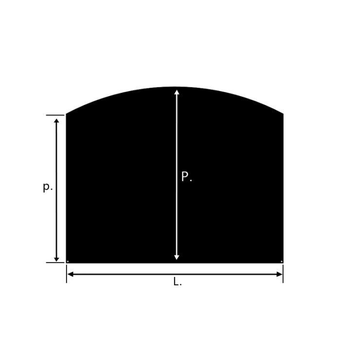 Protector Terra Acer Negre 1000x800mm Rectangle Corbat - Capska