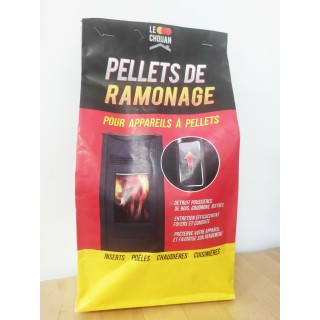 Gránulos deshollinadores para insertables, estufas y calderas de pellets - Capska