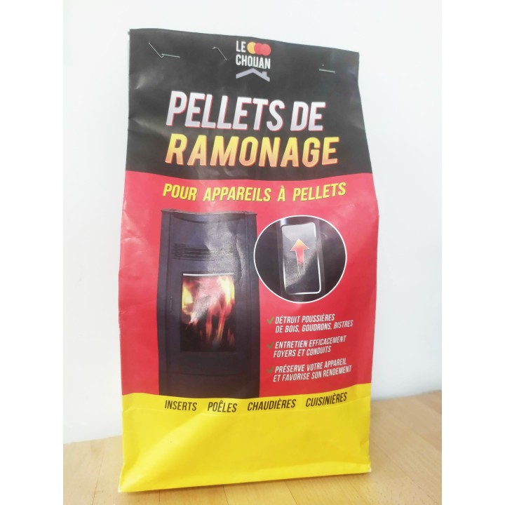 Gránulos deshollinadores para insertables, estufas y calderas de pellets - Capska