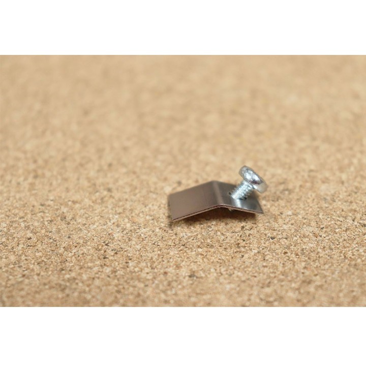 Clip de cristal 20 x 15 + tornillo INVICTA ref. AS700262 (venta por unidad) - Capska
