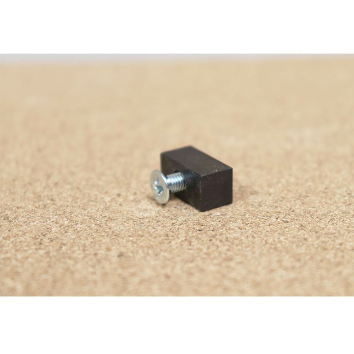 Clam de vidre foyer - Fixation pour foyer insert Philippe ou Godin