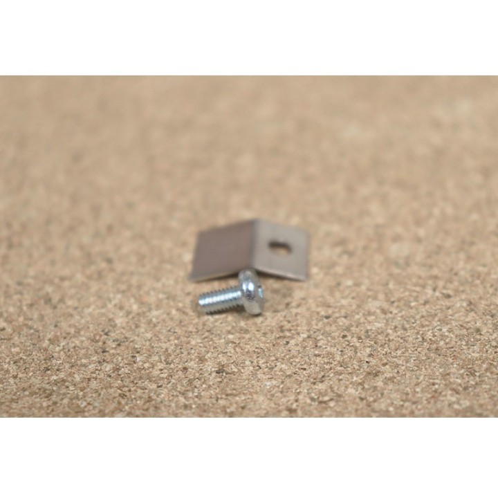 Clip de cristal 20 x 15 + tornillo INVICTA ref. AS700262 (venta por unidad) - Capska