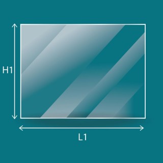 Vidrio rectangular Deville INT P0049164