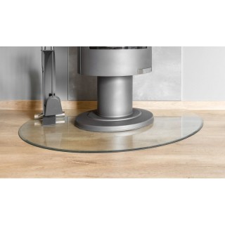 Placa de suelo redonda de vidrio templado Ø110x95cm - Capska