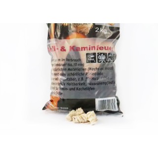 Encendedor de fuego en saco de 2kg - ¡Aprovecha nuestras ofertas!
