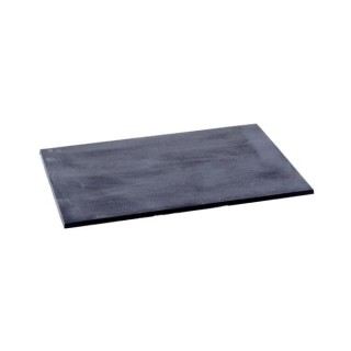 Placa de hierro fundido lisa - Placa de hogar de 12 mm de espesor - Capska