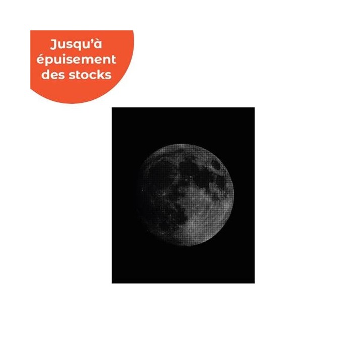 Panell de paret de vidre LUNE 813 x 1004 - Dix Neuf