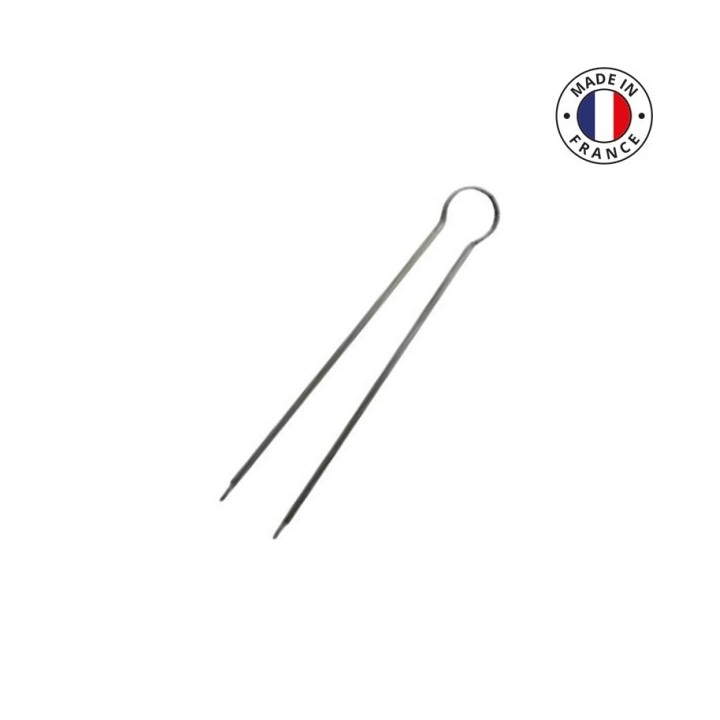 Pinzas para leña de 70 cm, color gris, para servir y cenicero - Capska