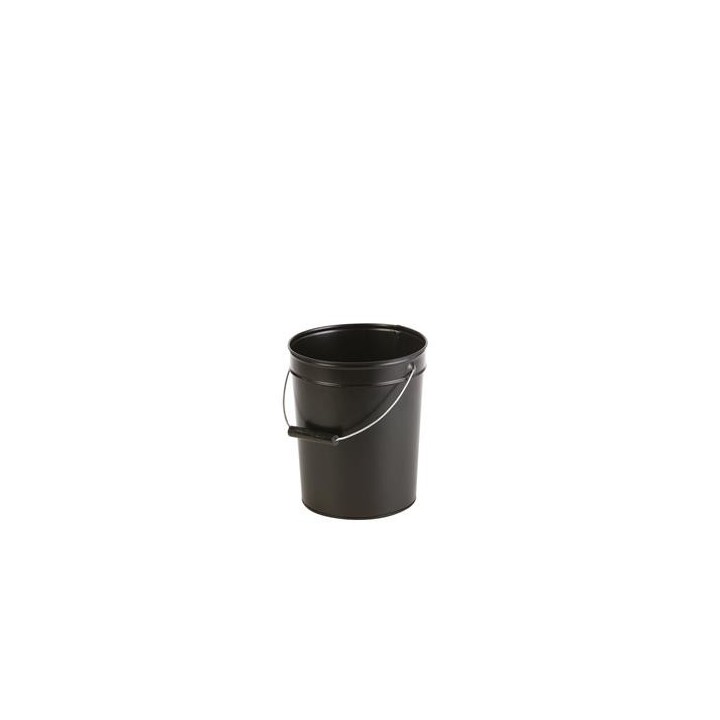 Cubell de cendres de metall galvanitzat negre - Capska