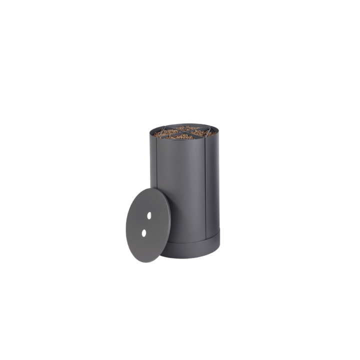 Emmagatzematge de pellets Fractio Grey per a xemeneies i estufes de llenya - Capska