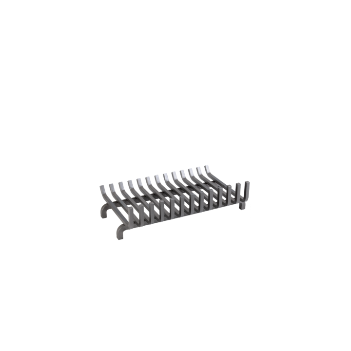 Coquille Abaque Grise 9 Barres - L 51 Cm