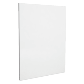 Placa protectora vertical lisa, color blanco - altura 100cm para estufa - Capska