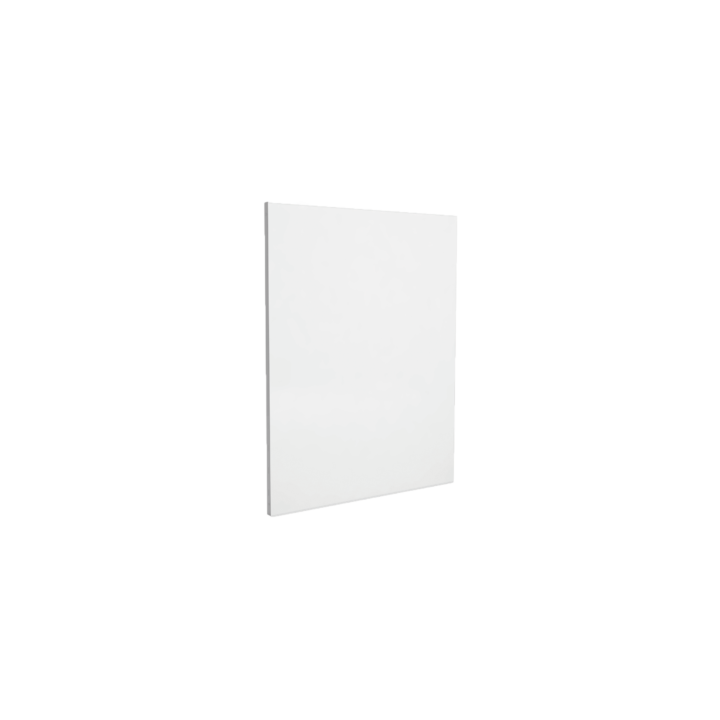 Placa protectora vertical lisa, color blanco - altura 100cm para estufa - Capska