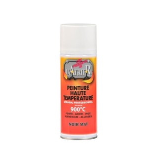 Esprai de pintura negre mat 400 ml Dixneuf - Renovació d'estufes i llars de foc