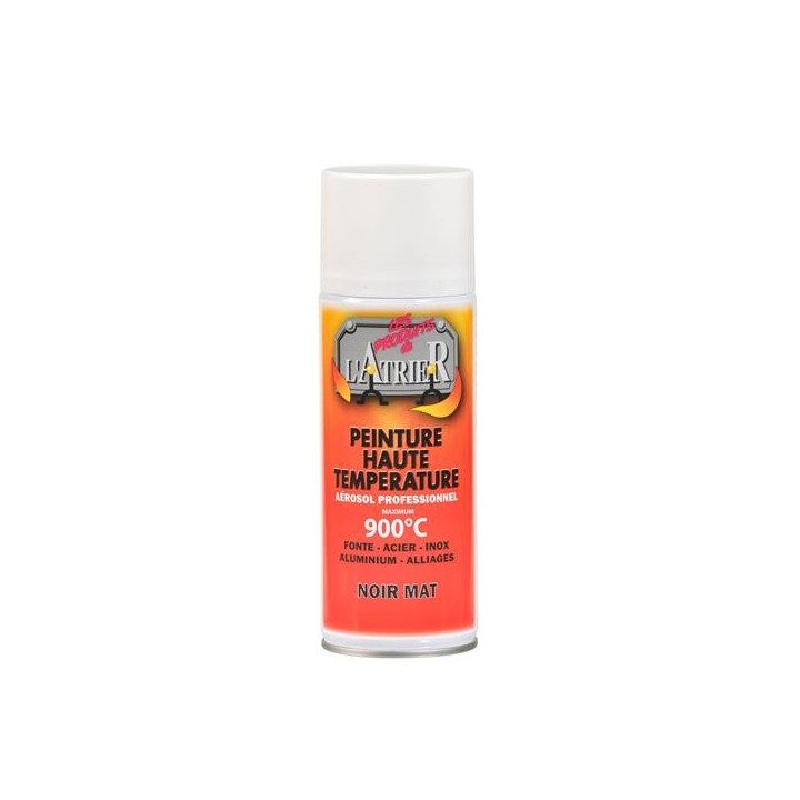 Aerosol de pintura Negro Mate 400ml Dixneuf - Renovación de Estufas y Chimeneas