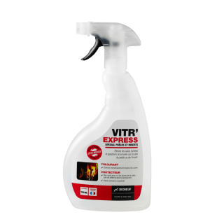 Caixa de 12 Vitr'Express 750 ml Dixneuf - Netejavidres per a insert de llar de foc