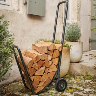Carro Moovy Acero Dixneuf - Carro de leña para chimenea
