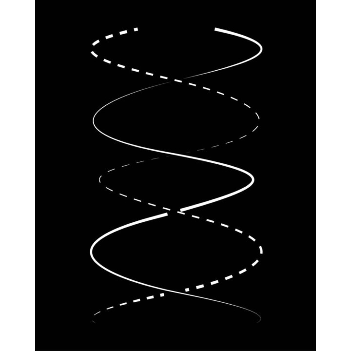 Protección Mural Dixneuf LOOM 81x100 cm Negro Esmerilado N3