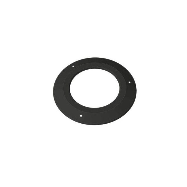 Roseta para atornillar D125 esmalte negro mate Dixneuf