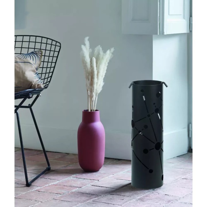 Soporte Dixneuf Spektra Ø16 - 3 Accesorios Negro Esmerilado (N3)