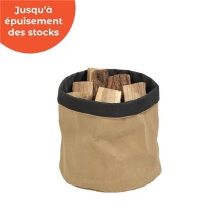 Sac kraft natural Dixneuf per a llar de foc i estufa de llenya