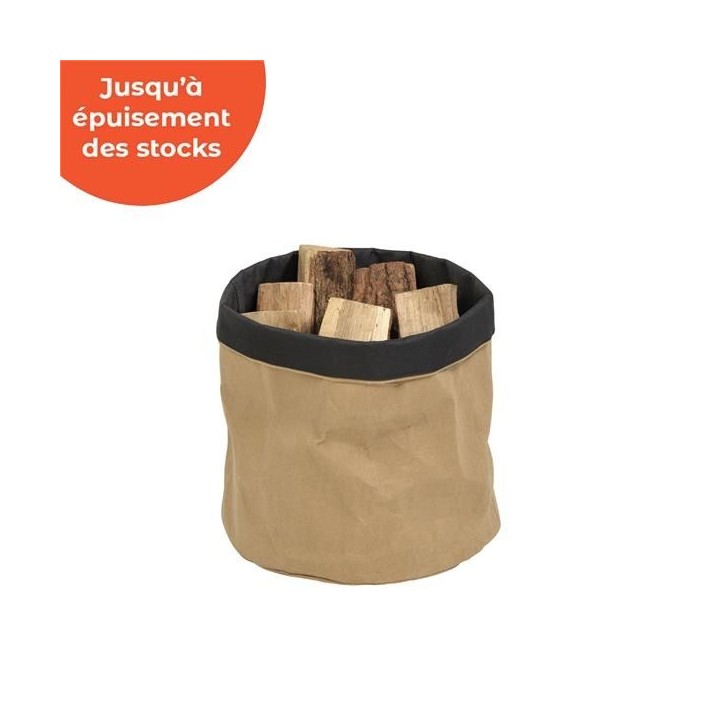 Bolsa Kraft Natural Dixneuf para Chimenea y Estufa de Leña