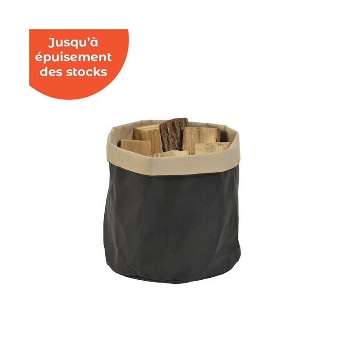 Saco de papel kraft negro Dixneuf para almacenamiento de combustible