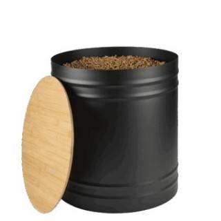 Reserva de pellets Georgia Negro Escarchado Dixneuf - N3