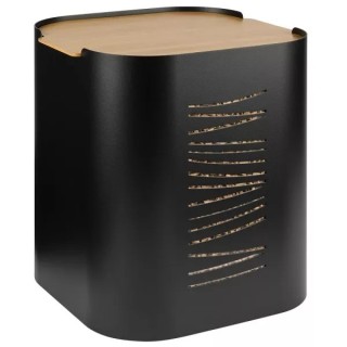 Reserva de pellets Dixneuf Stepia tapa de bambú negro mate N3