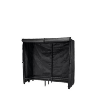 Cubierta Dixneuf Cover 50 para Leñero Exterior Modular - Poliéster Negro