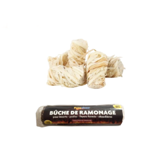 Pack FLAMEJAT fusta - Encesa del foc + escuraxemeneies - Capska