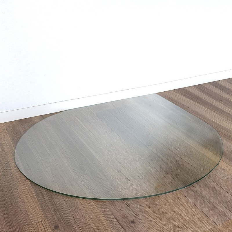 Placa de protecció del terra en forma de gota de vidre 1000 x 1000 mm R500 - Capska
