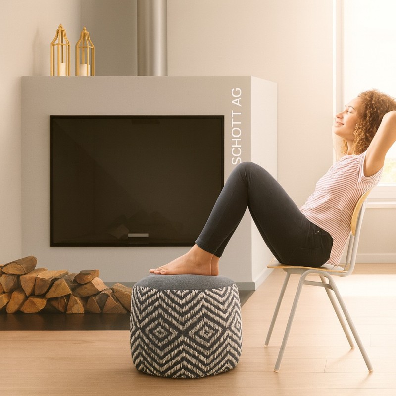 Vidre pla Rectangle o quadrat, estufes de llenya i llars de foc – Capska