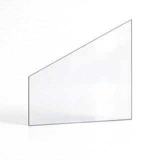 Vidre pla en forma de trapezi rectangular, estufes de llenya i llars de foc – Capska