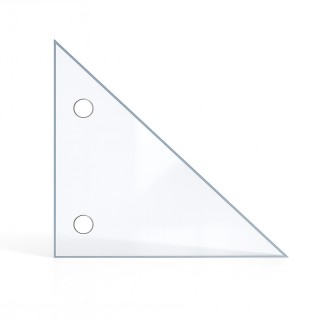Vidre pla en forma de triangle rectangle, estufes de llenya i llars de foc – Capska