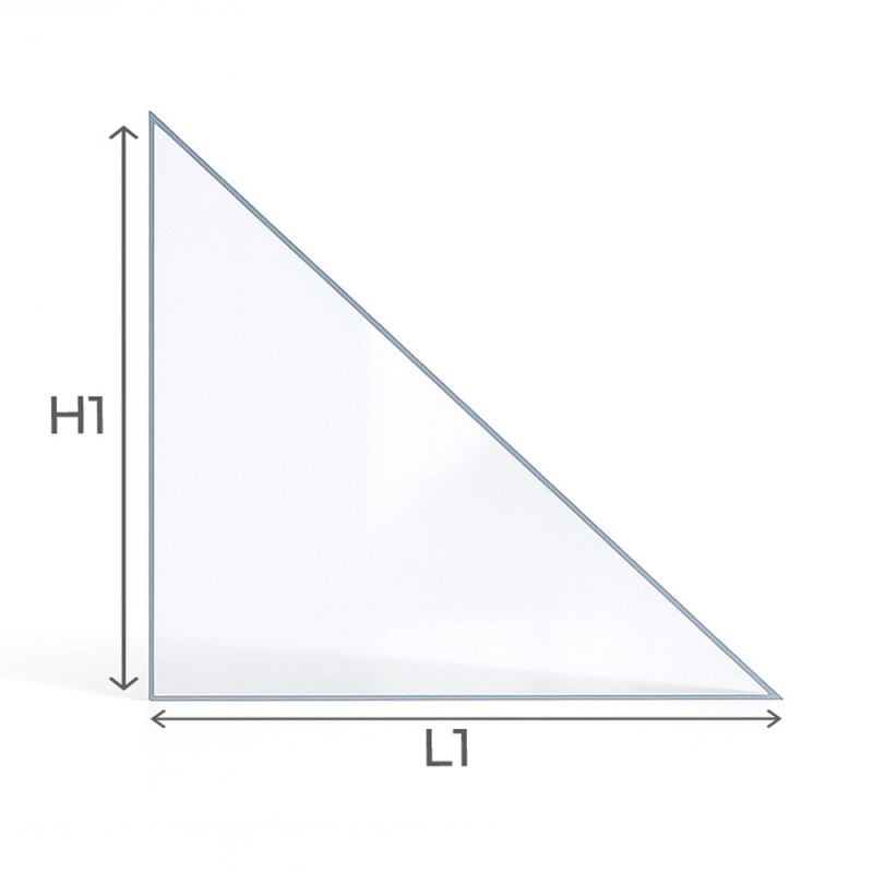 Vidre pla en forma de triangle rectangle, estufes de llenya i llars de foc – Capska