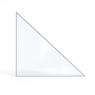 Vidrio vitrocerámico para estufa de leña - Vidrio plano triangular - Capska
