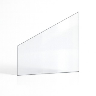 Cristall Kago ORION - Vidre Trapezi rectangle Dret per estufa de llenya