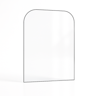 Cristall Invicta BRADFORD - Vidre 2 angles arrodonits per estufa de llenya