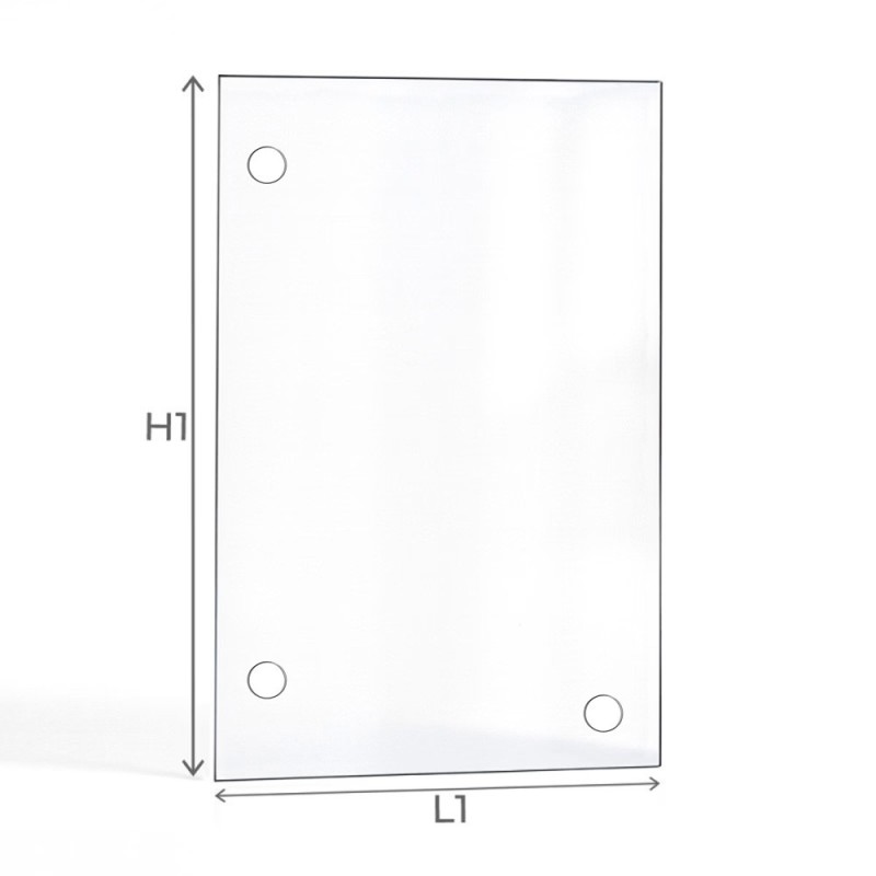 Cristall Godin PANORAMIQUE 850 - Vidre Rectangle Perforat