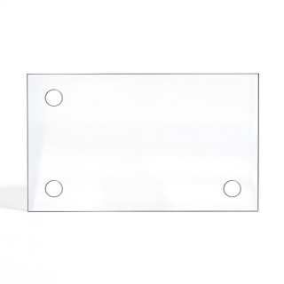 Vidre Rectangle Perforat per Estufa de Llenya GERCO DIAMANT Version 1