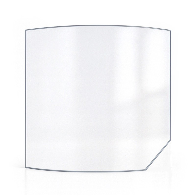 Cristall Austroflamm ARTE - Vidre Corbat 1 angle tallat per estufa de llenya