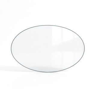 Cristal Focus FORME OVALE - Vidrio Ovalado para estufa de leña