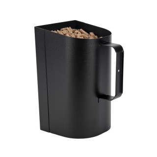 Dosificador de pellets Doseo Dixneuf - Acero negro escarchado 1,1 kg