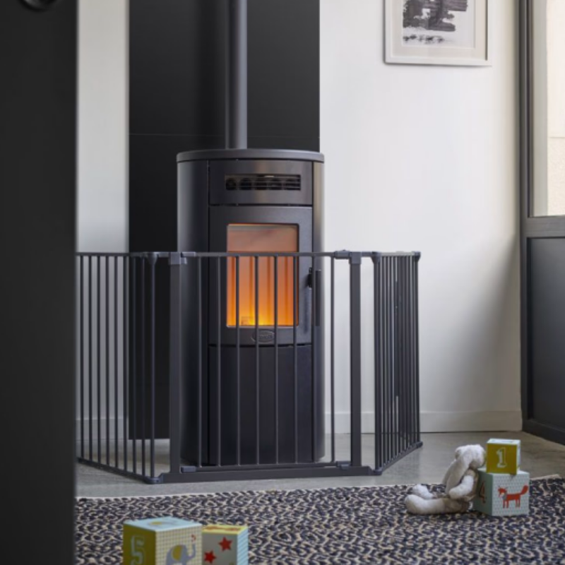 Protección completa para estufas (persiana adicional) para chimeneas y estufas de leña - Capska