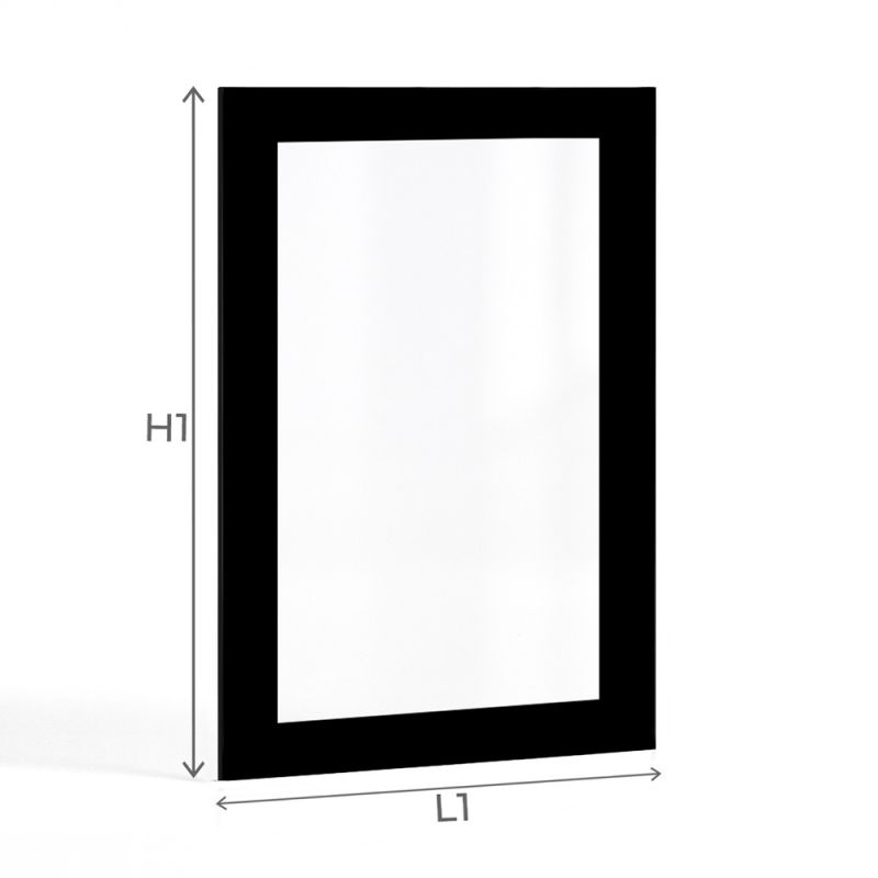 Cristall Ecoforest HIDROCOPPER HV/HP/HQ - Vidre Rectangle Serigrafiat per estufa de pèl·lets de llenya