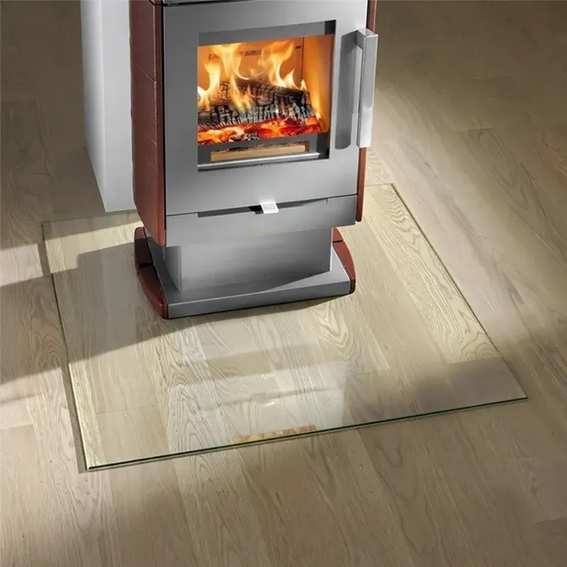 Placa de suelo de vidrio cuadrada 100x100cm para estufas - Capska